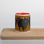 Load image into Gallery viewer, Halloween Pomeranian Striped Mug
