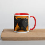 Load image into Gallery viewer, Halloween Pomeranian Striped Mug
