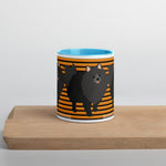 Load image into Gallery viewer, Halloween Pomeranian Striped Mug
