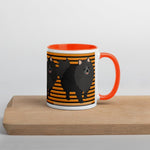 Load image into Gallery viewer, Halloween Pomeranian Striped Mug
