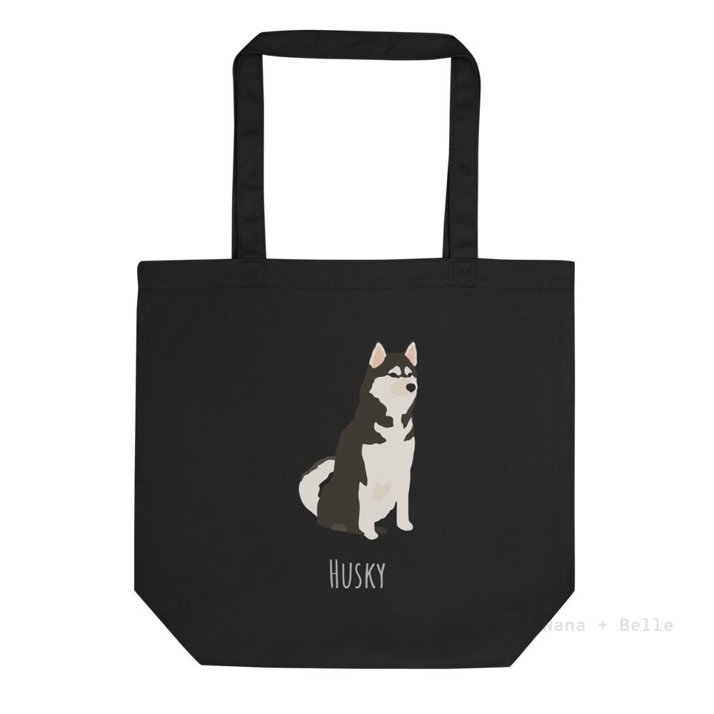 Husky Cusfomised Eco Tote Bag Bags