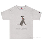 Load image into Gallery viewer, Italian Greyhound Customised Champion T-Shirt
