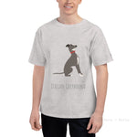 Load image into Gallery viewer, Italian Greyhound Customised Champion T-Shirt
