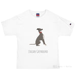 Load image into Gallery viewer, Italian Greyhound Customised Champion T-Shirt White / S
