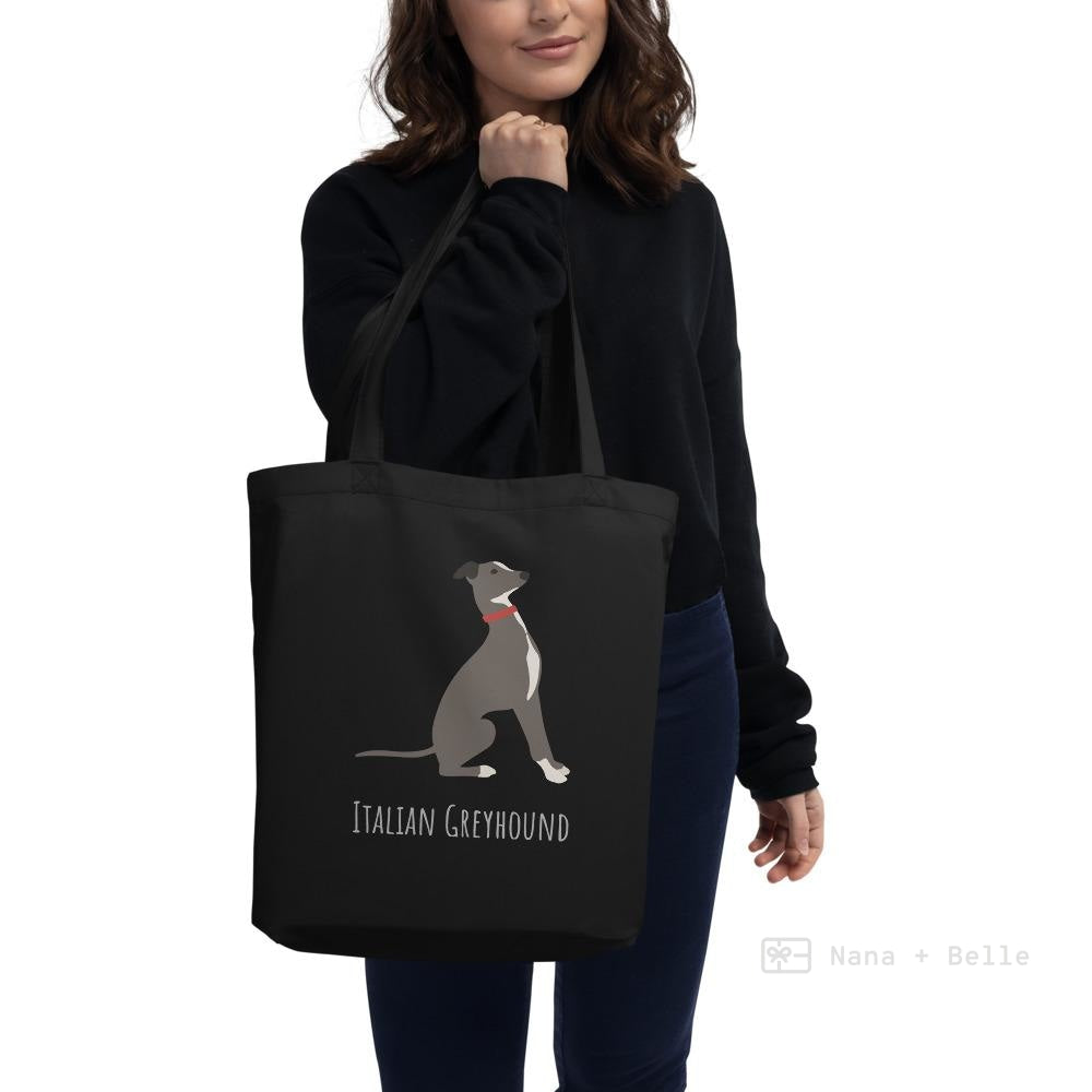 Italian Greyhound Customised Eco Tote Bag Bags