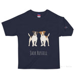 Load image into Gallery viewer, Jack Russell Customised Champion T-Shirt Navy / S
