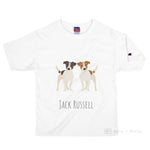 Load image into Gallery viewer, Jack Russell Customised Champion T-Shirt White / S
