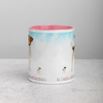 Load image into Gallery viewer, Jack Russell Mug With Colour Inside Mugs
