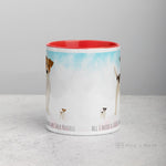 Load image into Gallery viewer, Jack Russell Mug With Colour Inside Mugs
