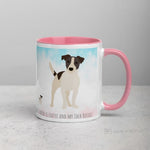 Load image into Gallery viewer, Jack Russell Mug With Colour Inside Mugs
