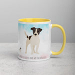 Load image into Gallery viewer, Jack Russell Mug With Colour Inside Mugs
