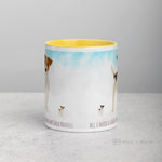 Load image into Gallery viewer, Jack Russell Mug With Colour Inside Mugs
