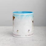 Load image into Gallery viewer, Jack Russell Mug With Colour Inside Mugs
