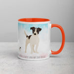 Load image into Gallery viewer, Jack Russell Mug With Colour Inside Mugs
