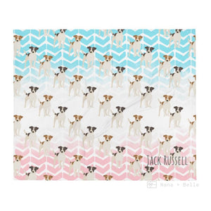 Jack Russell Throw Blanket Cushions