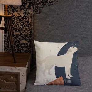 Labrador Abstract Pattern Cushion For Lab Lovers Chair & Sofa Cushions