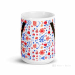 Load image into Gallery viewer, Letter Y Floral Alphabet 15Oz Large Mug
