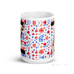 Load image into Gallery viewer, Letter Z Floral Alphabet 15Oz Large Mug
