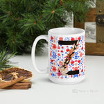 Load image into Gallery viewer, Letter Z Floral Alphabet 15Oz Large Mug Mugs
