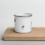 Load image into Gallery viewer, Liver &amp; White English Springer Spaniel Dog Enamel Mug Mugs
