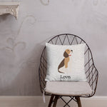 Load image into Gallery viewer, Love Beagle Striped Pattern Cushion Chair &amp; Sofa Cushions
