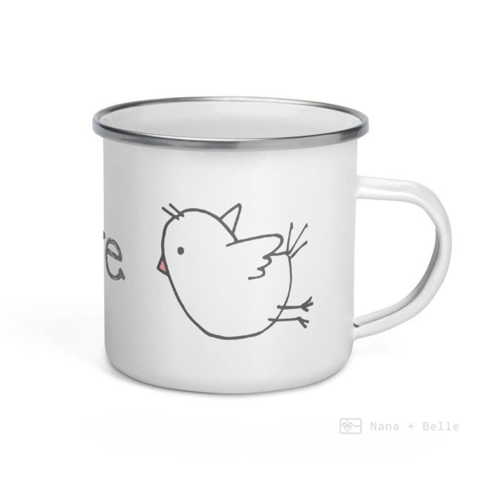 Love Bird Enamel Mug / Cup