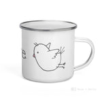 Load image into Gallery viewer, Love Bird Enamel Mug / Cup
