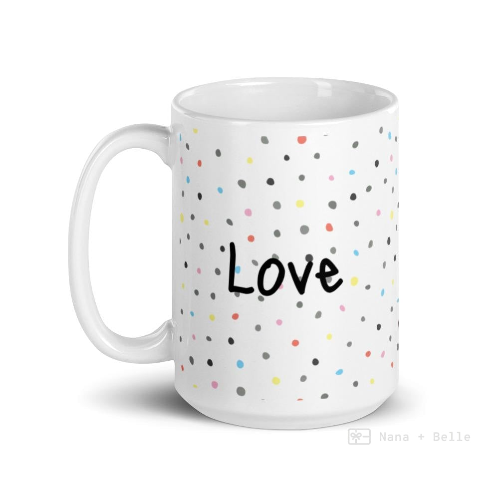 Love In Polka Dots Mug Mugs