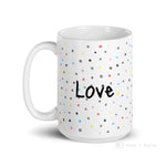 Load image into Gallery viewer, Love In Polka Dots Mug Mugs
