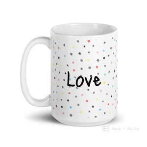 Love In Polka Dots Mug Mugs