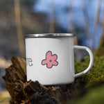 Load image into Gallery viewer, Love Floral Heart Enamel Mug / Cup Mugs
