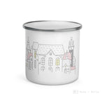 Load image into Gallery viewer, Love White Castle Enamel Mug / Cup Mugs
