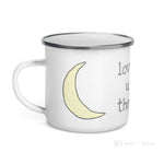 Load image into Gallery viewer, Love You Up To The Moon Enamel Mug / Cup Mugs
