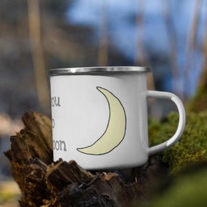 Love You Up To The Moon Enamel Mug / Cup Mugs