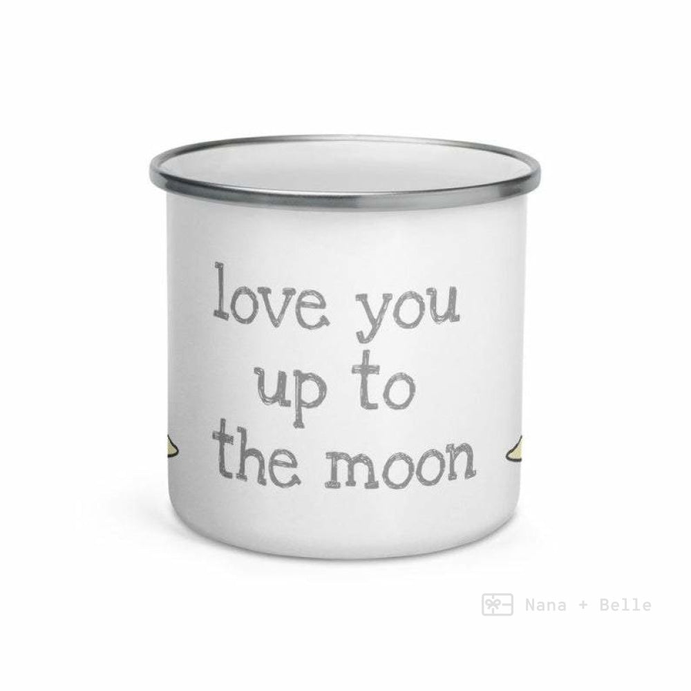 Love You Up To The Moon Enamel Mug / Cup Mugs