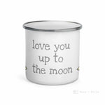 Load image into Gallery viewer, Love You Up To The Moon Enamel Mug / Cup Mugs
