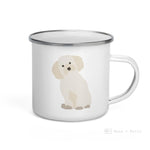 Load image into Gallery viewer, Maltese Dog Enamel Mug / Cup Mugs
