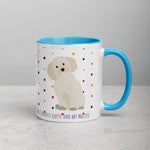 Load image into Gallery viewer, Maltese Mug With Colour Inside Blue Mugs
