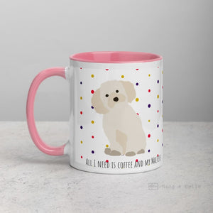 Maltese Mug With Colour Inside Mugs