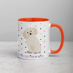 Load image into Gallery viewer, Maltese Mug With Colour Inside Orange Mugs
