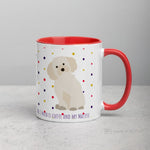 Load image into Gallery viewer, Maltese Mug With Colour Inside Red Mugs
