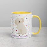 Load image into Gallery viewer, Maltese Mug With Colour Inside Yellow Mugs
