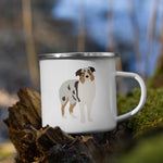 Load image into Gallery viewer, Australian Shepherd Dog Enamel Mug / Cup Mug
