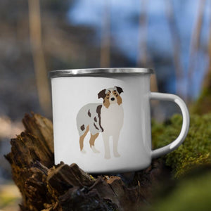 Australian Shepherd Dog Enamel Mug / Cup Mug