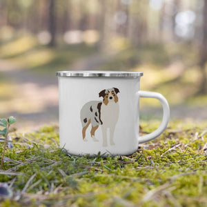 Australian Shepherd Dog Enamel Mug / Cup Mug