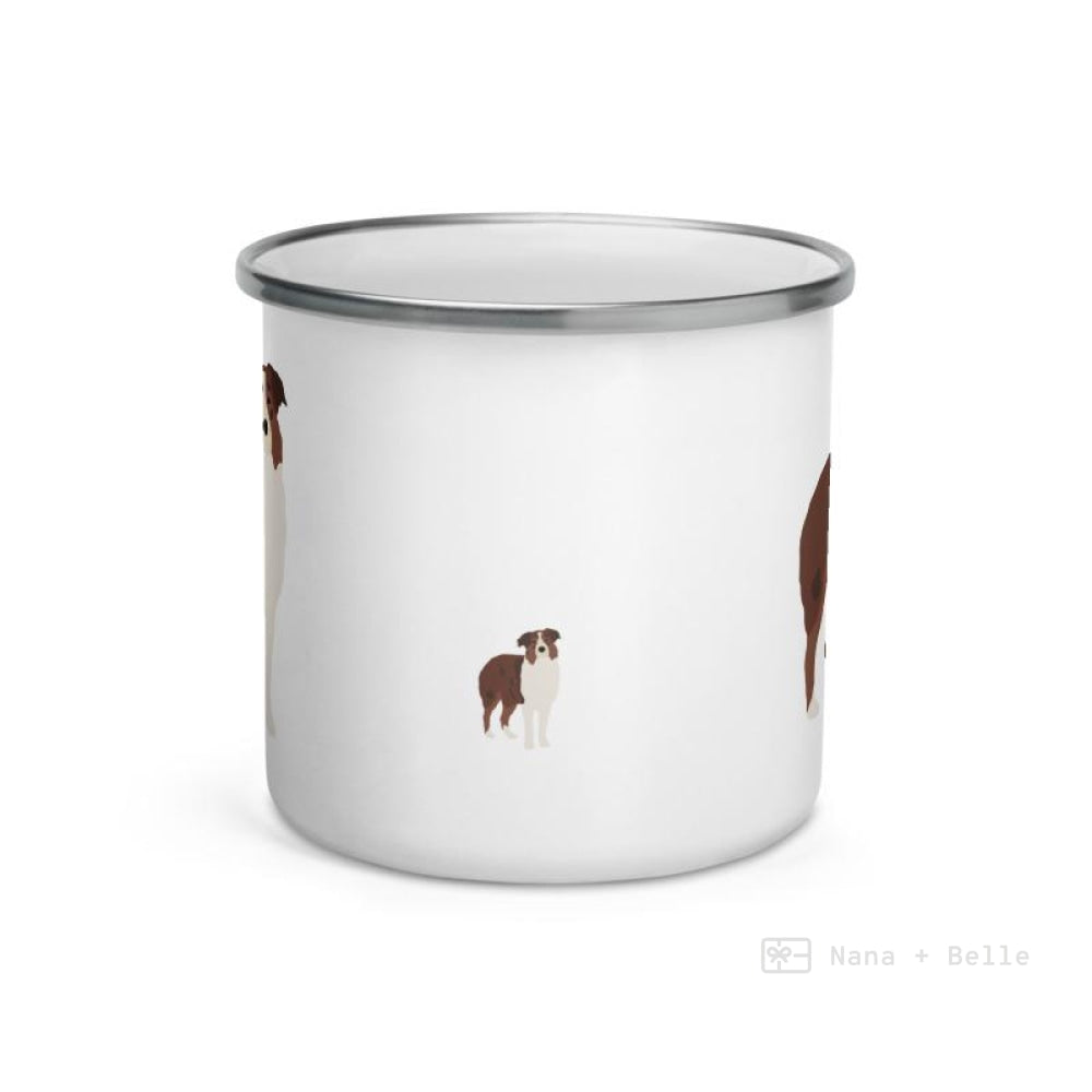 Australian Shepherd Dog Enamel Mug / Cup Mug