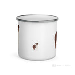 Load image into Gallery viewer, Australian Shepherd Dog Enamel Mug / Cup Mug
