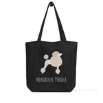 Load image into Gallery viewer, Miniature Poodle Eco Tote Bag Bags
