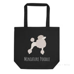 Load image into Gallery viewer, Miniature Poodle Eco Tote Bag Bags
