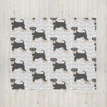 Load image into Gallery viewer, Miniature Schnauzer Throw Blanket
